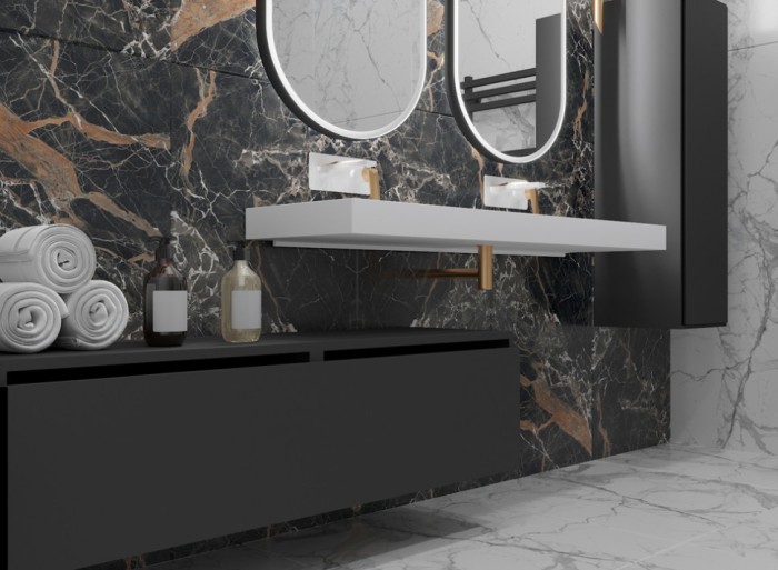 Ящик под столешницу 60см grey glossy vallessi uno-s, Boheme Flat - 897-060-A glossy