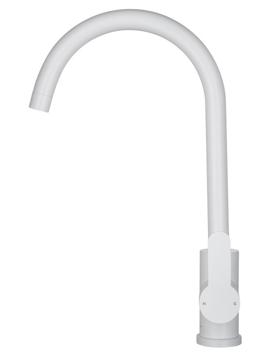 Смеситель для кухни, Wonzon & Woghand, WW-AE4554-MW цвет: белый