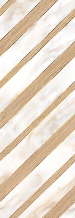 Декоративная плитка chevron 24.2x70 ELETTO Calacatta oro арт. 587882001