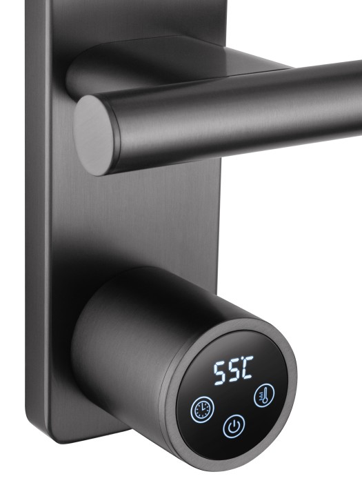 Полотенцесушитель электрический, Wonzon & Woghand Nurnberg, WW-AL342-GM цвет: графит