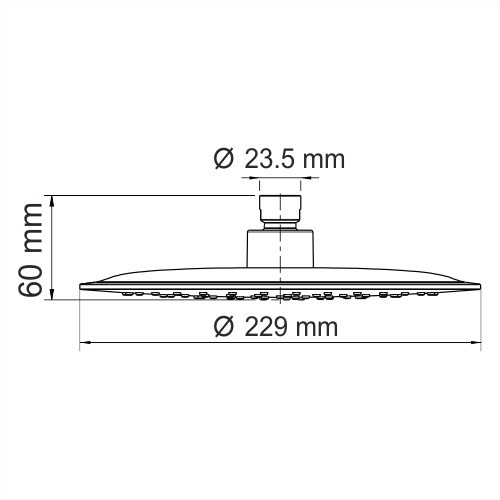 Верхняя душевая насадка WasserKRAFT арт. A115