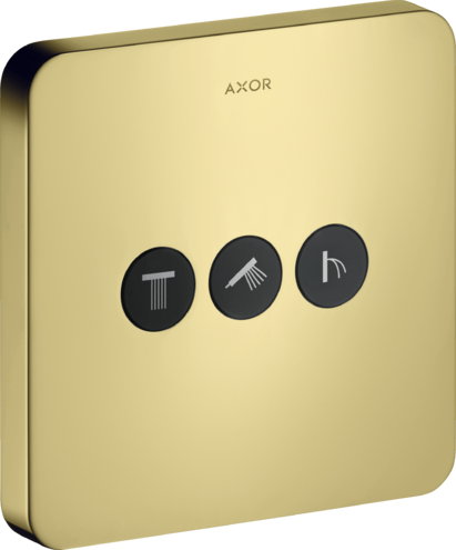 Переключатель потоков ShowerSelect Axor, полированное золото арт. 36773990
