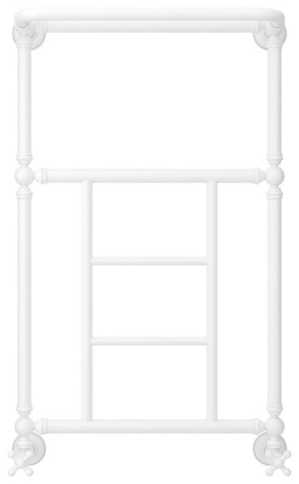 Сунержа Водяной полотенцесушитель 860x500, Ренессанс, 30-0282-8650 цвет: матовый белый