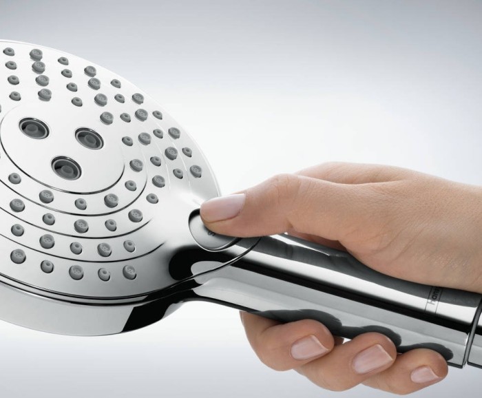 Душевая система PowderRain с термостатом Raindance Select S Hansgrohe, хром арт. 27633000