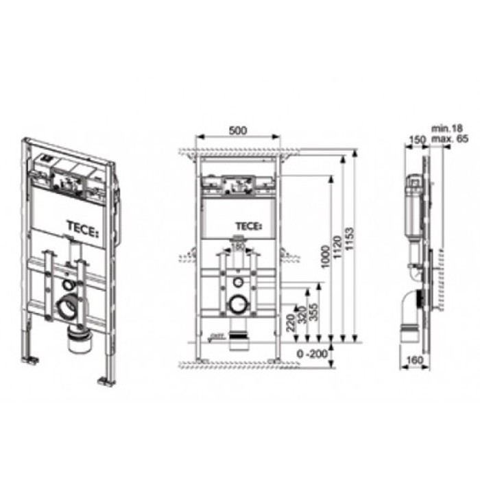 Комплект для установки унитаза-биде geberit aquaclean sela, с верхней панелью 430?555?16 мм, с механическим блоком управления стекло, цвет: белый, lux TECE арт. 9650001 9650104
