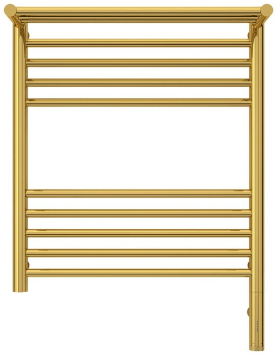 Сунержа Электрический полотенцесушитель 600x500, Богема 3.0 с 1 полкой, 03-5807-6050 цвет: золото