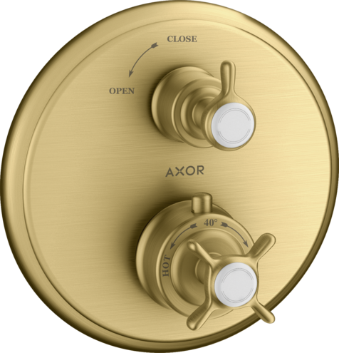 Термостат для душа Montreux Axor, шлифованное золото арт. 16800250