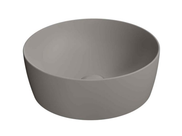 Раковина накладная 40х40х14 см, цвет tortora, санфарфор, Color-elements GSI арт. 903905