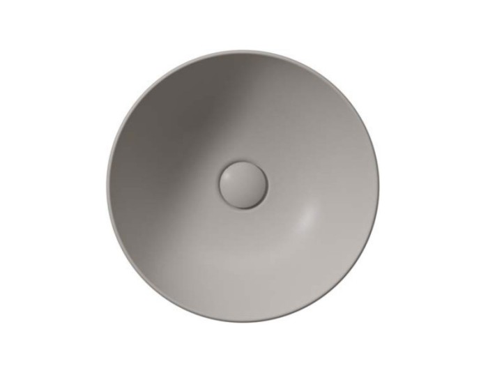 Раковина накладная 40х40х14 см, цвет tortora, санфарфор, Color-elements GSI арт. 903905