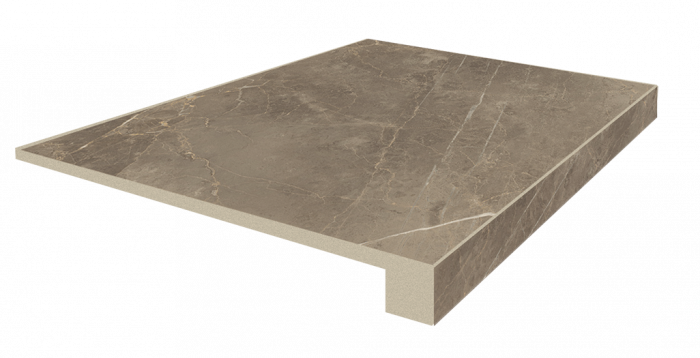 Ступень портофино серый фронтальная шлиф 33x45 Coliseum Gres Portofino арт. 620070000958