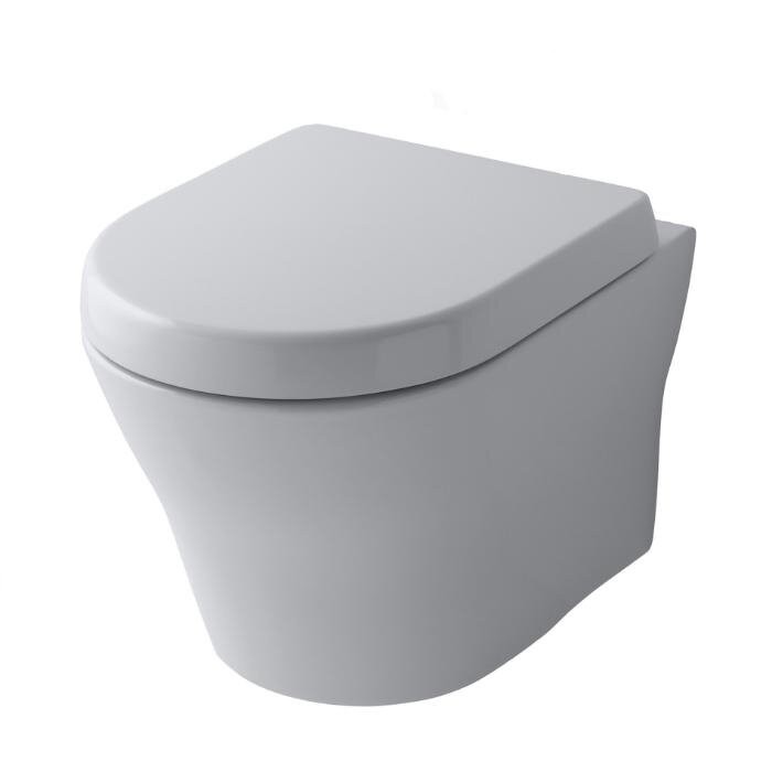 Унитаз подвесной 39.4x53x33.9см, безободковый, Tornado Flush, MH TOTO, CW162Y#XW цвет: белый