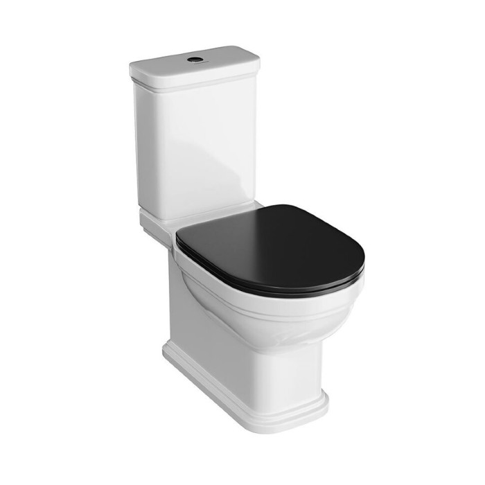 Сиденье для напольного унитаза, Pompei Kerama Marazzi, черный - PO.seat.01\BLK