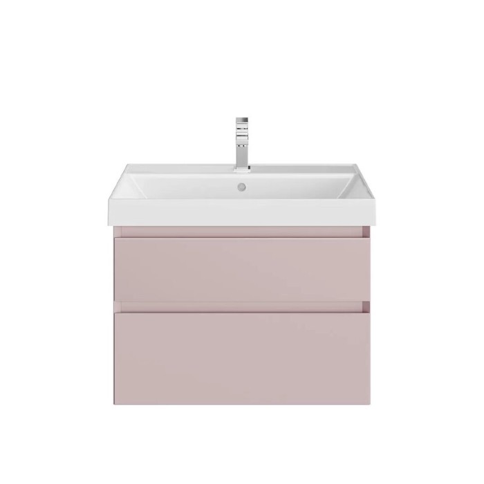 Тумба подвесная с ящиками 70см, Cubo Kerama Marazzi, розовый - CUB.70.2\MAL