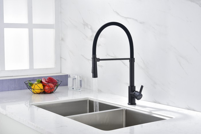 Смеситель для кухни  Paulmark HALT, антрацит - Ha214021-401