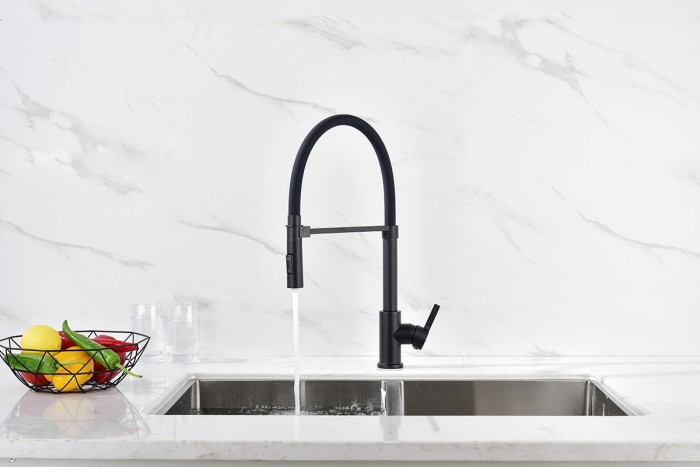 Смеситель для кухни  Paulmark HALT, антрацит - Ha214021-401