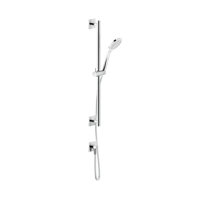 Душевой гарнитур, с ручным душем, шланг 1,5м и вывод воды, Gessi Emporio shower, хром арт. 47316#031