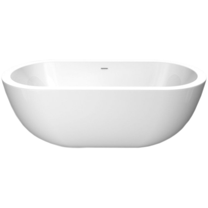 Акриловая ванна 170x80, отдельностоящая, овальная, BelBagno, белая арт. BB13-1700