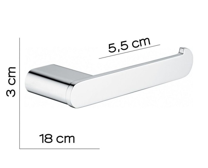 Бумагодержатель Azzorre Gedy, A124(13) цвет: хром