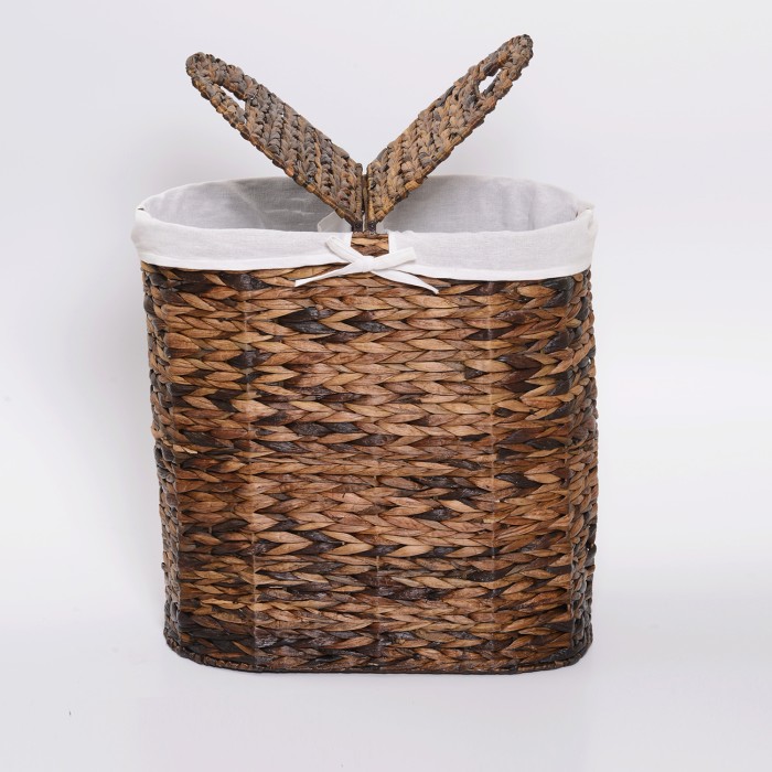 Корзина для белья Wasserkraft Dill темно-коричневая, большая арт. WB-611-L