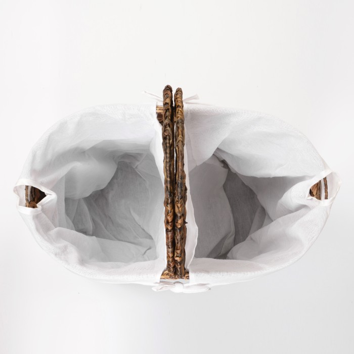 Корзина для белья Wasserkraft Dill темно-коричневая, большая арт. WB-611-L