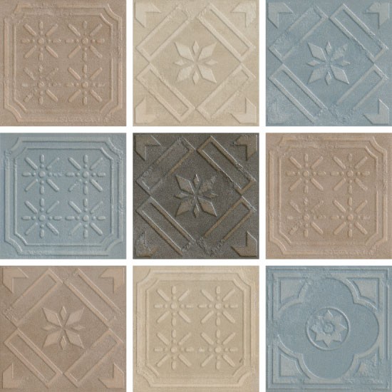 Плитка formelle mix_4 colori 20.13x20.13 FIORANESE Formelle 20 арт. MP4FR