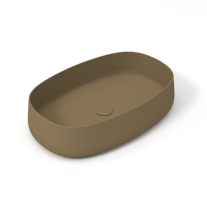 Накладная раковина 60x40x15 см, Olympia ceramica Wave, бежевый матовый арт. WAV42RE60007