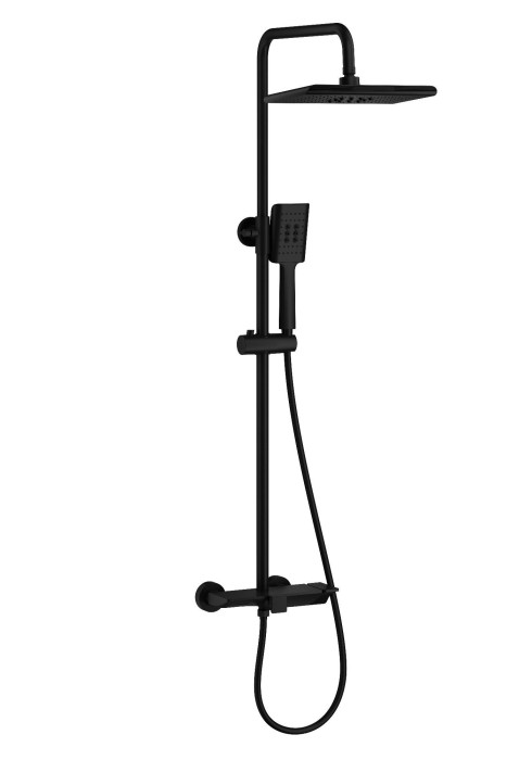 Душевая система, Wonzon &amp; Woghand, WW-AE33110-MB цвет: черный