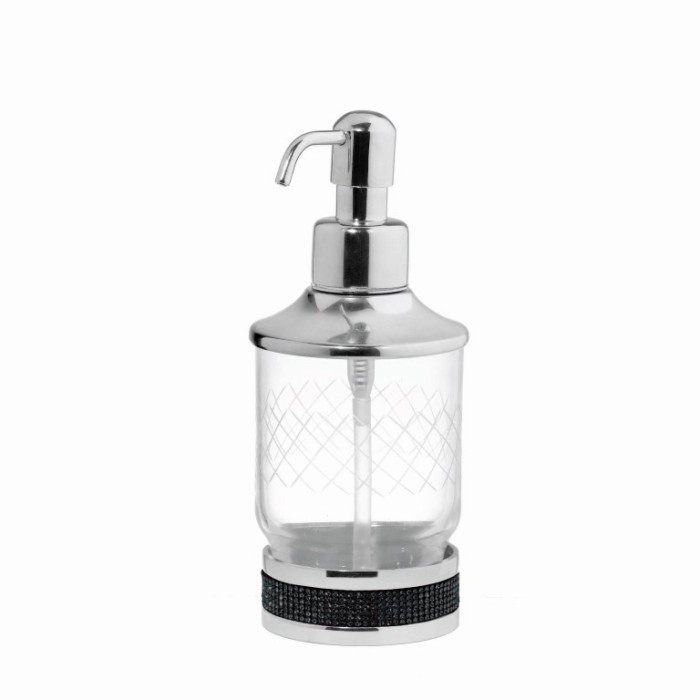 Настольный диспенсер black chrome, Boheme Royal cristal - 10929-CR-B