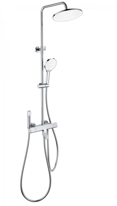 Душевая система с термостатом, Wonzon &amp; Woghand The one, WW-B3094-CR цвет: хром