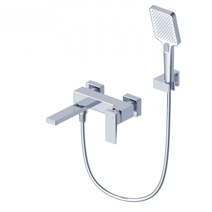 Смеситель для ванны с душем, Wonzon &amp; Woghand Cube 2.0, WW-88037068-CR цвет: хром