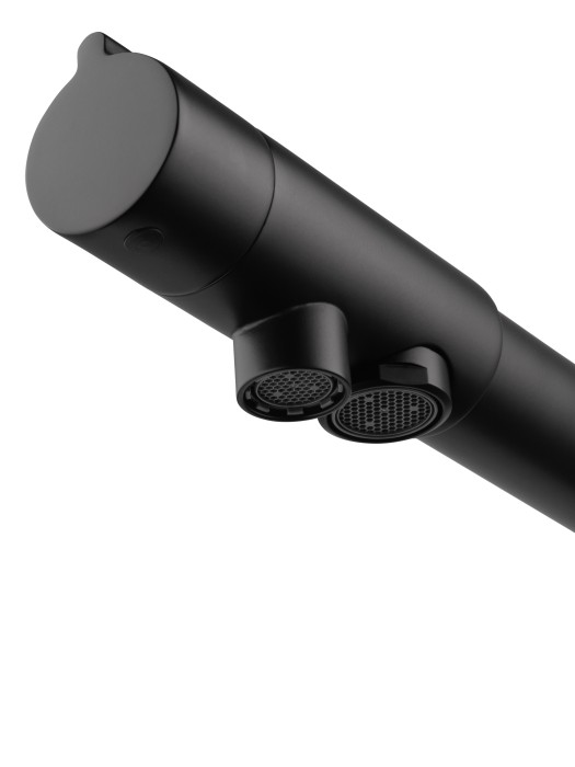 Смеситель для кухни c подключением фильтра, Wonzon & Woghand, WW-88458008-MB цвет: черный