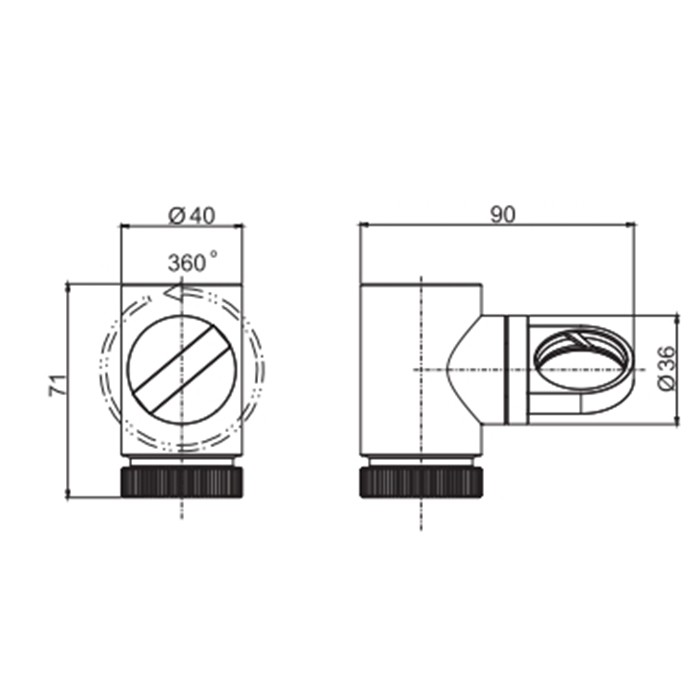 Fima Carlo Frattini Подвижный держатель для душа, Outdoor, F6705INOX цвет: нержавеющая сталь