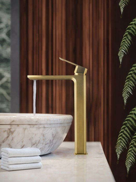 Смеситель для раковины высокий, Wonzon & Woghand Diamond, WW-88239011-BG цвет: золото