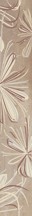 Бордюр beige flower 6.2х40.5 AZORI Sonnet арт. 587891001