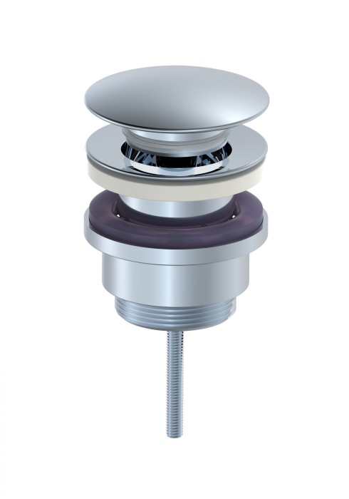 Донный клапан для раковины 1 1/4, Wonzon &amp; Woghand, WW-88SS07-CR цвет: хром