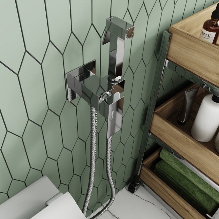 Встраиваемый смеситель для душа с гигиенической лейкой WasserKRAFT арт. A71138