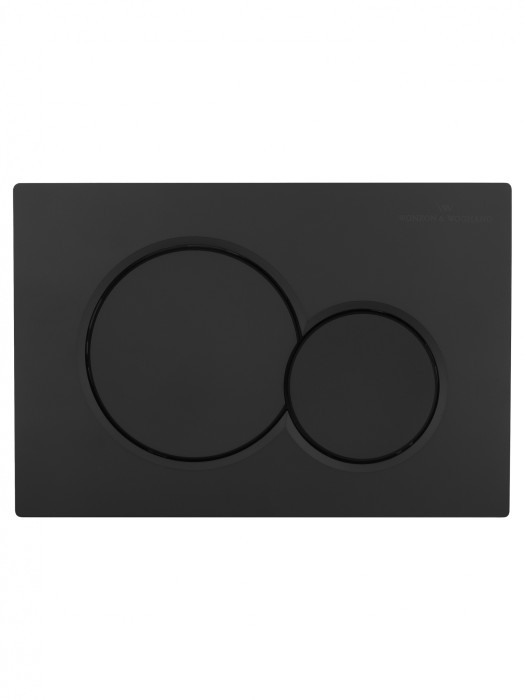 Кнопка смыва для инсталляции механическая, Wonzon &amp; Woghand, WW-IB232-MB цвет: черный