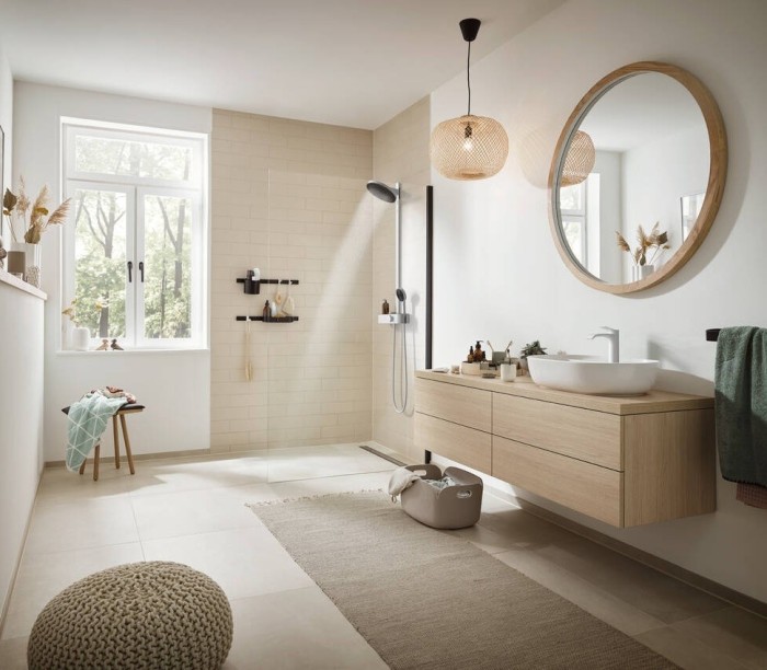 Душевая система с термостатом Pulsify S Hansgrohe, хром арт. 24220000