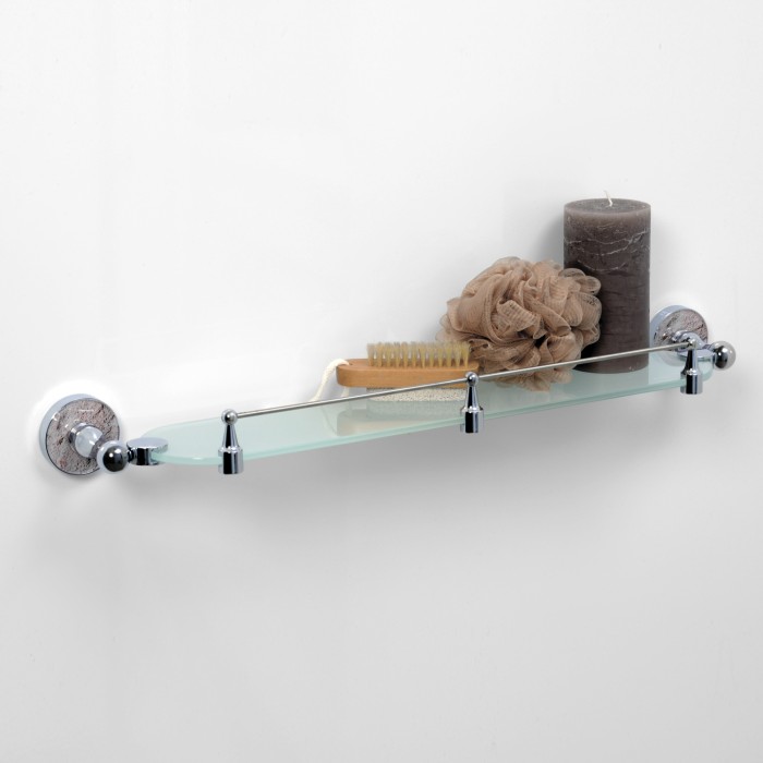 Полка стеклянная с бортиком WasserKRAFT Nau K-7700 арт. K-7744