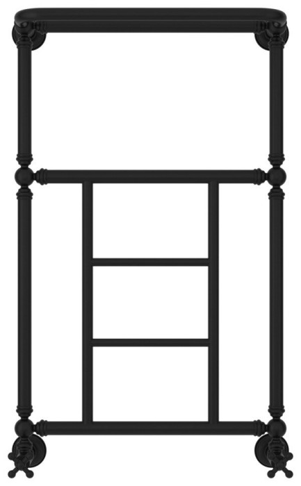 Сунержа Водяной полотенцесушитель 860x500, Ренессанс, 31-0282-8650 цвет: матовый чёрный