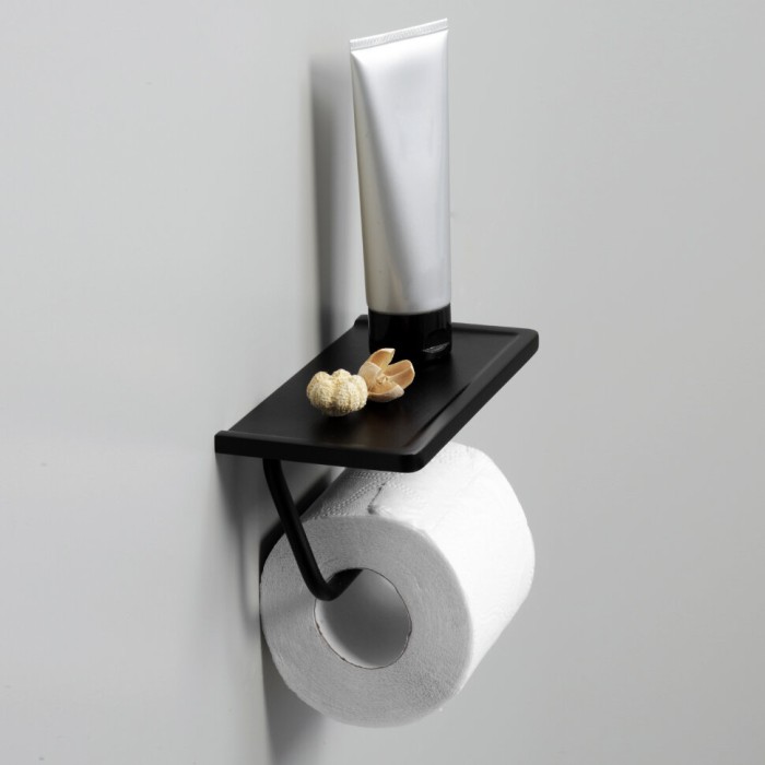 Держатель туалетной бумаги с полочкой для телефона WasserKRAFT арт. K-1525