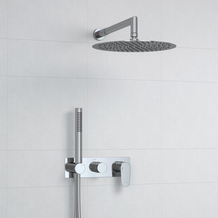 Встраиваемый комплект для ванны с верхней насадкой, лейкой Dinkel 5800 WasserKRAFT арт. A16116