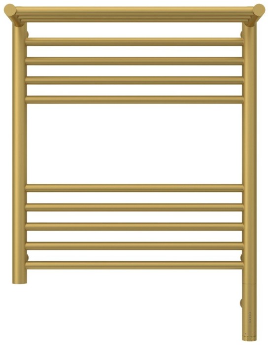 Сунержа Электрический полотенцесушитель 600x500, Богема 3.0 с 1 полкой, 032-5807-6050 цвет: матовое золото