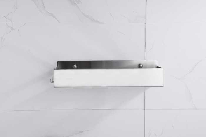 Полка подвесная + 2 крючка, Nikel brush Q Boheme 10965-NB