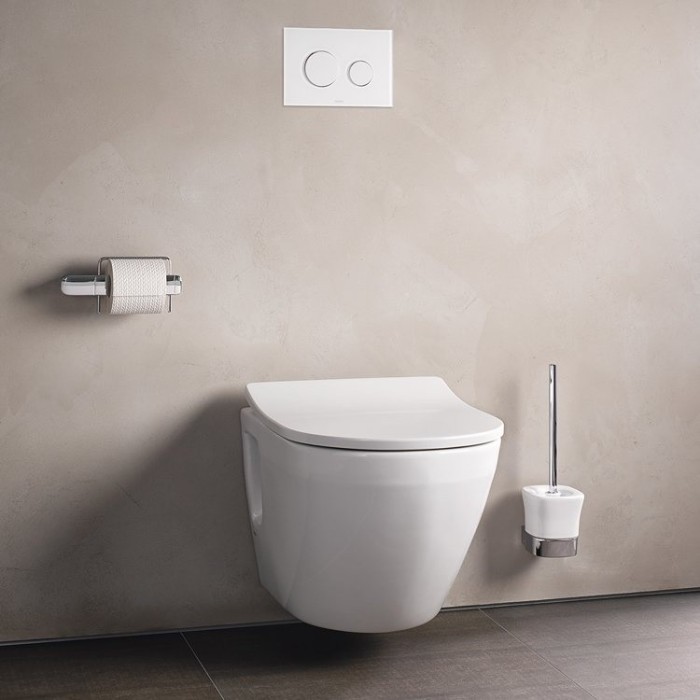 Унитаз подвесной 53x38 см, безободковый, с системой смыва Tornado Flush, NC TOTO, CW762Y цвет: белый