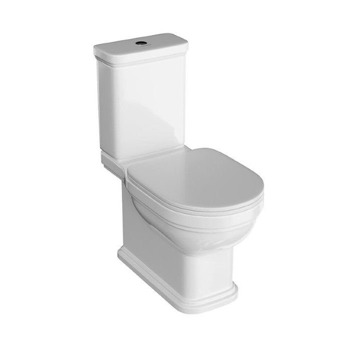 Сиденье для напольного унитаза, Pompei Kerama Marazzi, белый - PO.seat.01\WHT