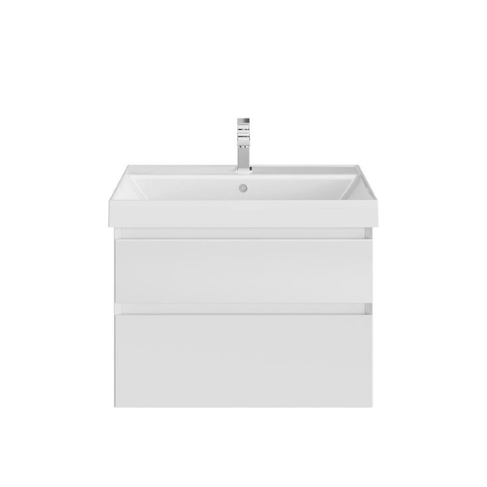 Тумба подвесная с ящиками 70см, Cubo Kerama Marazzi, белый - CUB.70.2\WHT.M