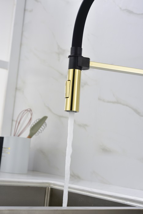 Смеситель для кухни  Paulmark HALT, золото - Ha214021-G