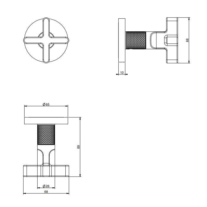 Кран запорный, подключение 3/4", Gessi Inciso, хром арт. 58363#031