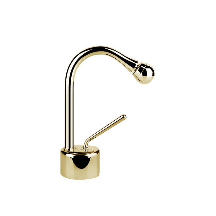 Смеситель для биде, на 1 отв., Gessi Goccia, gold ccp арт. 33807#080